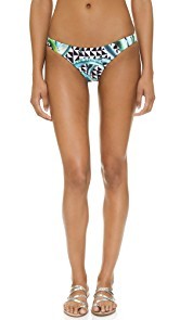 Mara Hoffman Ruched Brazilian Bikini Bottoms