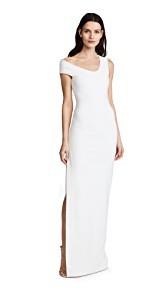 Solace London One Shoulder Crepe Dress