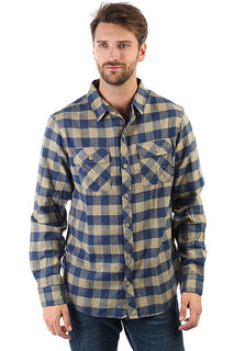 Рубашка в клетку Billabong All Day Flannel Ls Light Khaki