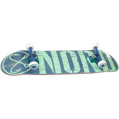 Скейтборд в сборе Nord Logo Blue