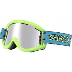 Маска для сноуборда Shred Soaza Tritris Platinum Neon Green