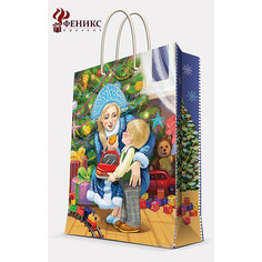 Подарочный пакет "Снегурочка" 17,8*22,9*9,8 см Magic Time