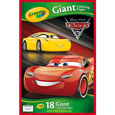 Большая раскраска "Тачки 3" Crayola