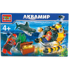 Конструктор Город мастеров "Аквамир" В поисках кладов, 162 детали (с фигурками)