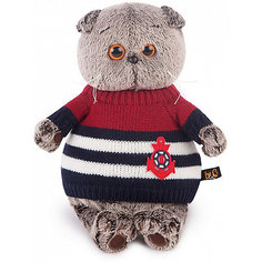 Мягкая игрушка Budi Basa Кот Басик в морском свитере, 22 см