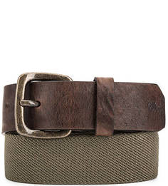 Ремень из натуральной кожи и текстиля Wrangler