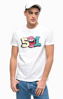 Хлопковая футболка с принтом Levis®