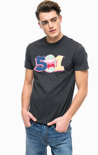 Хлопковая футболка с принтом Levis®