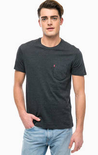 Серая футболка с нагрудным карманом Levis®