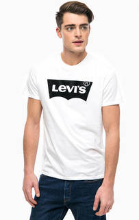 Белая футболка с фактурным принтом Levis®