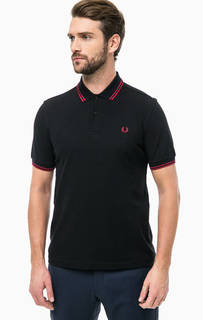 Футболка поло черного цвета Fred Perry