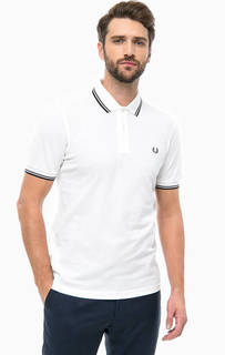 Футболка поло белого цвета Fred Perry
