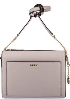 Маленькая кожаная сумка через плечо Dkny