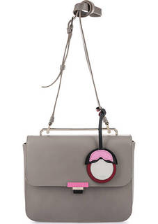 Маленькая кожаная сумка с откидным клапаном Furla