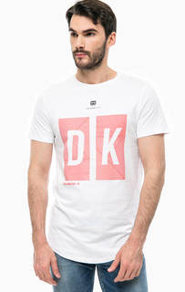 Хлопковая футболка с принтом Jack & Jones