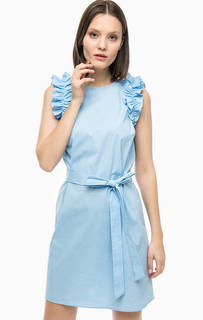 Хлопковое платье с расклешенной юбкой Michael Michael Kors