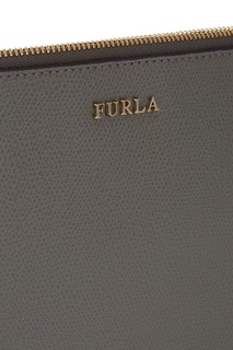 Серый клатч Babylon Furla