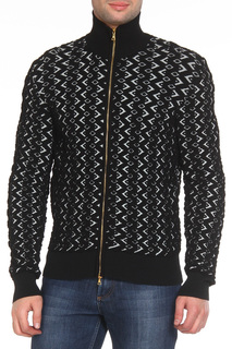 Полуприлегающий джемпер с застежкой на молнию John Richmond