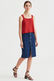 Элегантный топ приталенного кроя MIRSTORES