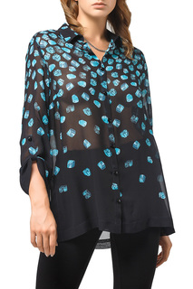 Свободная блузка с застежкой на пуговицы Helmidge