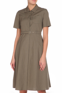 Полуприлегающее платье с ремнем Max Mara