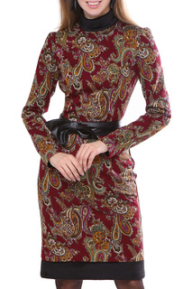 Приталенное платье с узорами Olivegrey