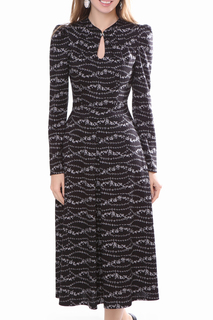 Приталенное платье с вырезом "Капелька" Olivegrey