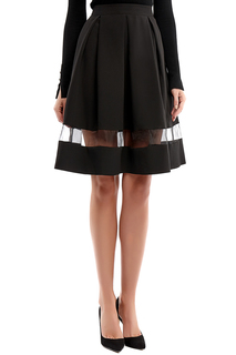 Расклешенная юбка с прозрачной вставкой A.Karina