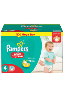 Трусики Pampers Maxi, 104 шт PAMPERS