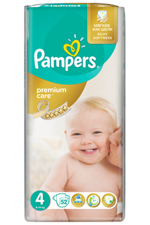 Подгузники 8-14 кг, 52 шт PAMPERS