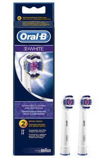 Насадки ORAL-B 3D White, 2 шт ORAL B