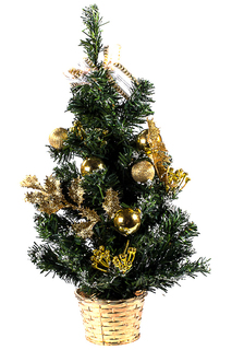 Настольная елочка c игрушками Vittorio Richi