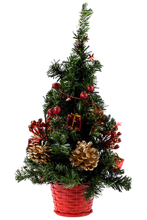 Настольная елочка c игрушками Vittorio Richi