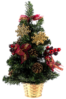 Настольная елочка c игрушками Vittorio Richi