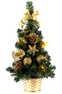 Настольная елочка c игрушками Vittorio Richi
