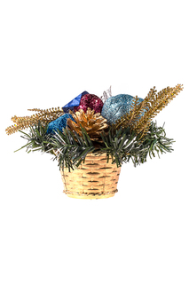 Новогодний букет в корзинке Vittorio Richi