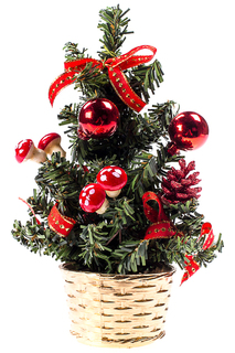 Настольная елочка c игрушками Vittorio Richi