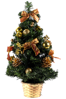 Настольная елочка c игрушками Vittorio Richi