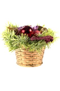 Новогодний букет в корзинке Vittorio Richi