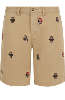Хлопковые бермуды с карманами Polo Ralph Lauren