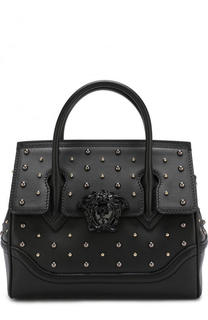 Сумка из кожи с заклепками Versace