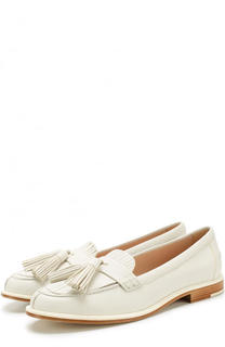 Кожаные лоферы с кисточками Tod’s Tods
