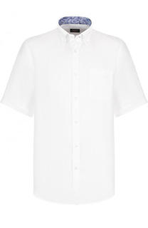 Льняная рубашка с воротником button down Paul&amp;Shark Paul&Shark