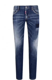 Джинсы прямого кроя с потертостями Dsquared2