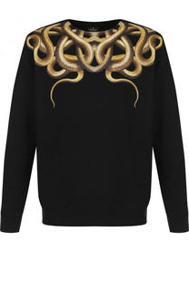 Хлопковый свитшот с принтом Marcelo Burlon
