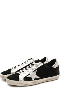Замшевые кеды SuperStar с аппликацией Golden Goose Deluxe Brand