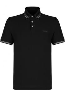Хлопковое поло с короткими рукавами Ermenegildo Zegna