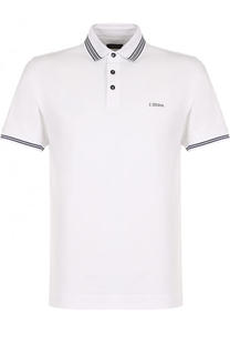 Хлопковое поло с короткими рукавами Ermenegildo Zegna