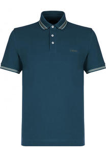 Хлопковое поло с короткими рукавами Ermenegildo Zegna