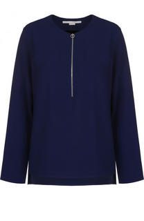 Топ прямого кроя с круглым вырезом на молнии Stella McCartney